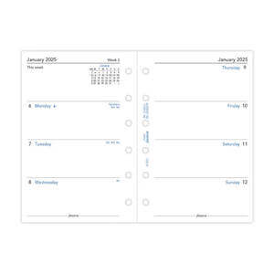 Filofax Week on Two Pages Diary Pocket 2025 English